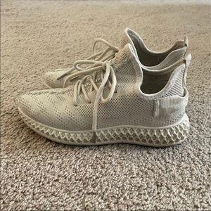 cream colored sneakers